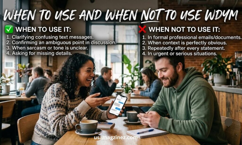 When to Use and When Not to Use WDYM