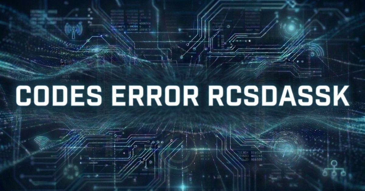 codes error rcsdassk